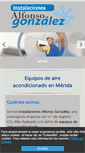 Mobile Screenshot of instalacionesalfonsogonzalez.com